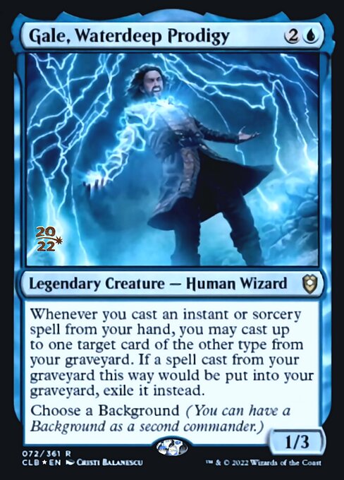 Gale, Waterdeep Prodigy - Foil - Prerelease Promo