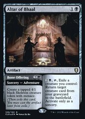 Altar of Bhaal // Bone Offering - Foil - Prerelease Promo