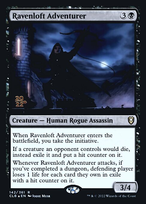 Ravenloft Adventurer - Foil - Prerelease Promo