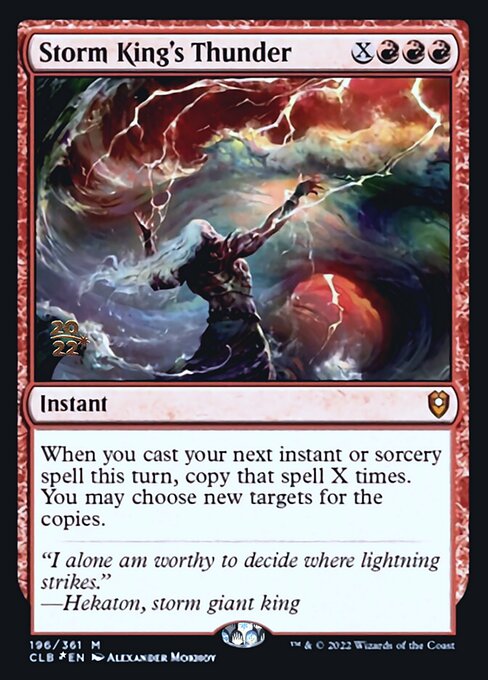 Storm Kings Thunder - Foil - Prerelease Promo