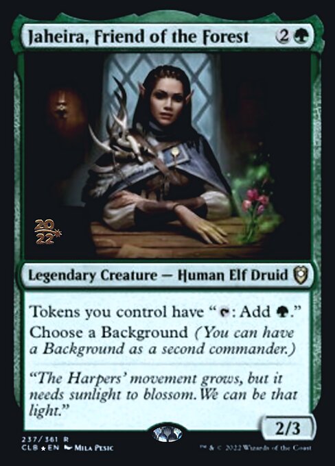 Jaheira, Friend of the Forest - Prerelease Foil