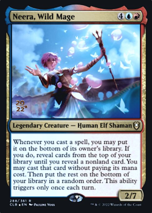 Neera, Wild Mage - Foil - Prerelease Promo