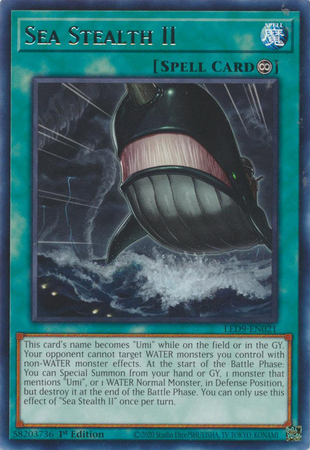 Sea Stealth II - LED9-EN021 - Rare - 1st Edition