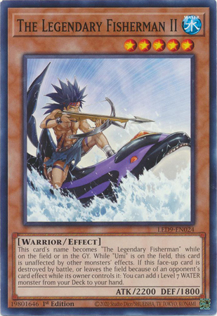 The Legendary Fisherman II - LED9-EN024 - Common - 1st Edition The Legendary Fisherman II - LED9-EN024 - Common - 1st Edition
