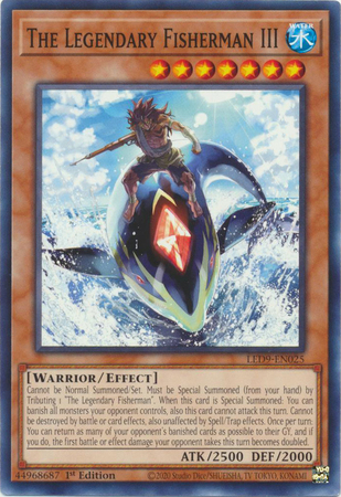The Legendary Fisherman III - LED9-EN025 - Common - 1st Edition The Legendary Fisherman III - LED9-EN025 - Common - 1st Edition