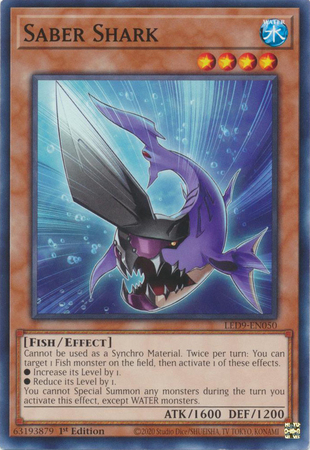 Saber Shark - LED9-EN050 - Common - 1st Edition Saber Shark - LED9-EN050 - Common - 1st Edition