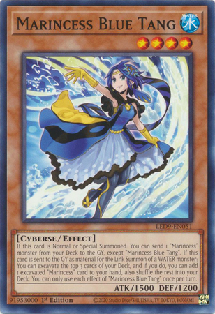 Marincess Blue Tang - LED9-EN051 - Common - 1st Edition Marincess Blue Tang - LED9-EN051 - Common - 1st Edition