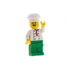 LEGO® Chef - White Torso with 8 Buttons