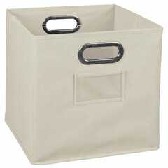 Niche - HTOTENT - Cubo 12-in W x 12-in H x 12-in D Natural Fabric Collapsible Stackable Bin