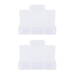 Kenney - KN68071P2REM - 2-Pack 7.5-in W x 5.06-in H x 4.75-in D Clear Plastic Tray