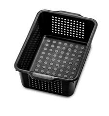 Madesmart - 20801 - Carbon 8.1-in W x 4-in H x 12.1-in D Carbon Polypropylene Stackable Basket