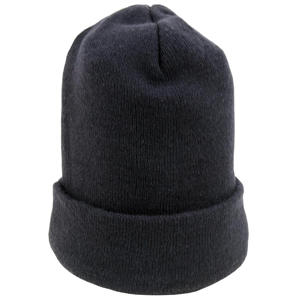 West Chester - 99802-L - Large Mens Black Synthetic Knit Hat