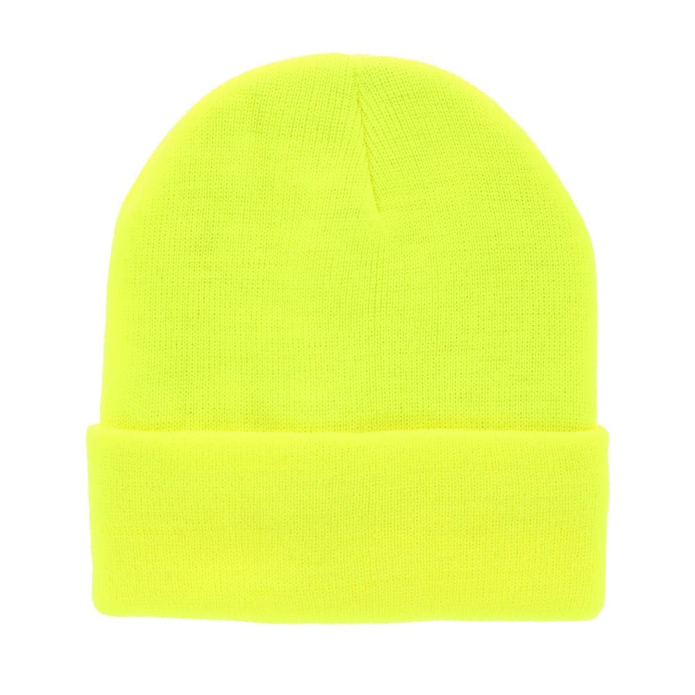 West Chester - 99804-L - Hi-Vis Fleece Lined Knit Hats
