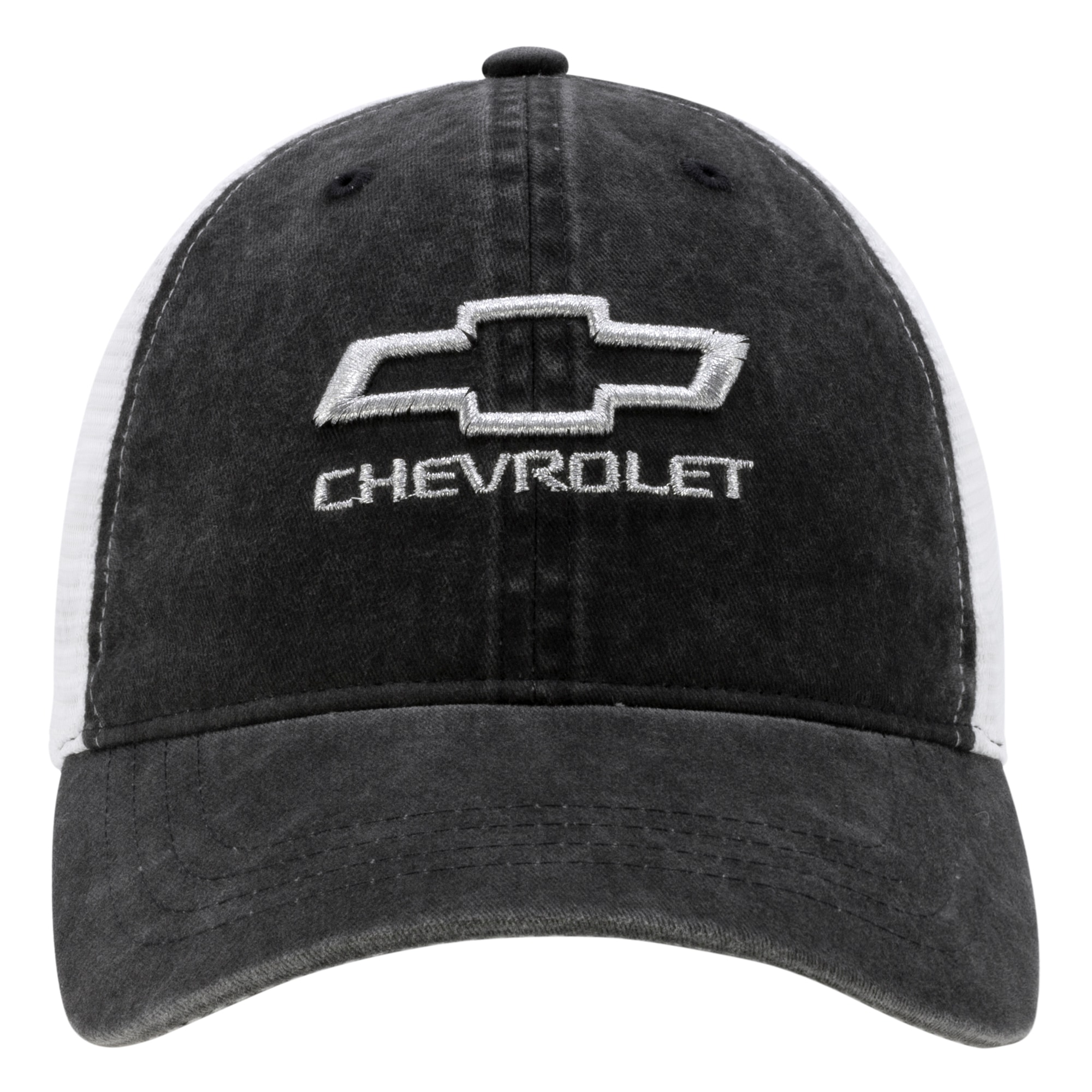Chevrolet - 4914092 - Chevy Black/White Trucker Cap