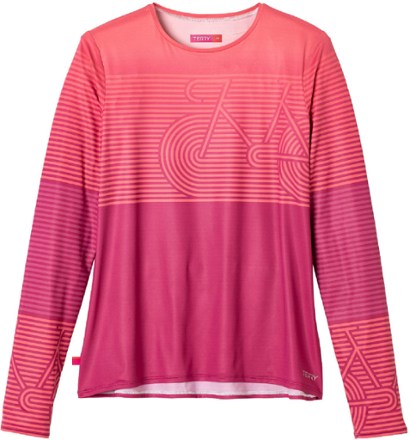 Terry - Soleil Flow Bike Top - Womens - ZOOM TEABERRY