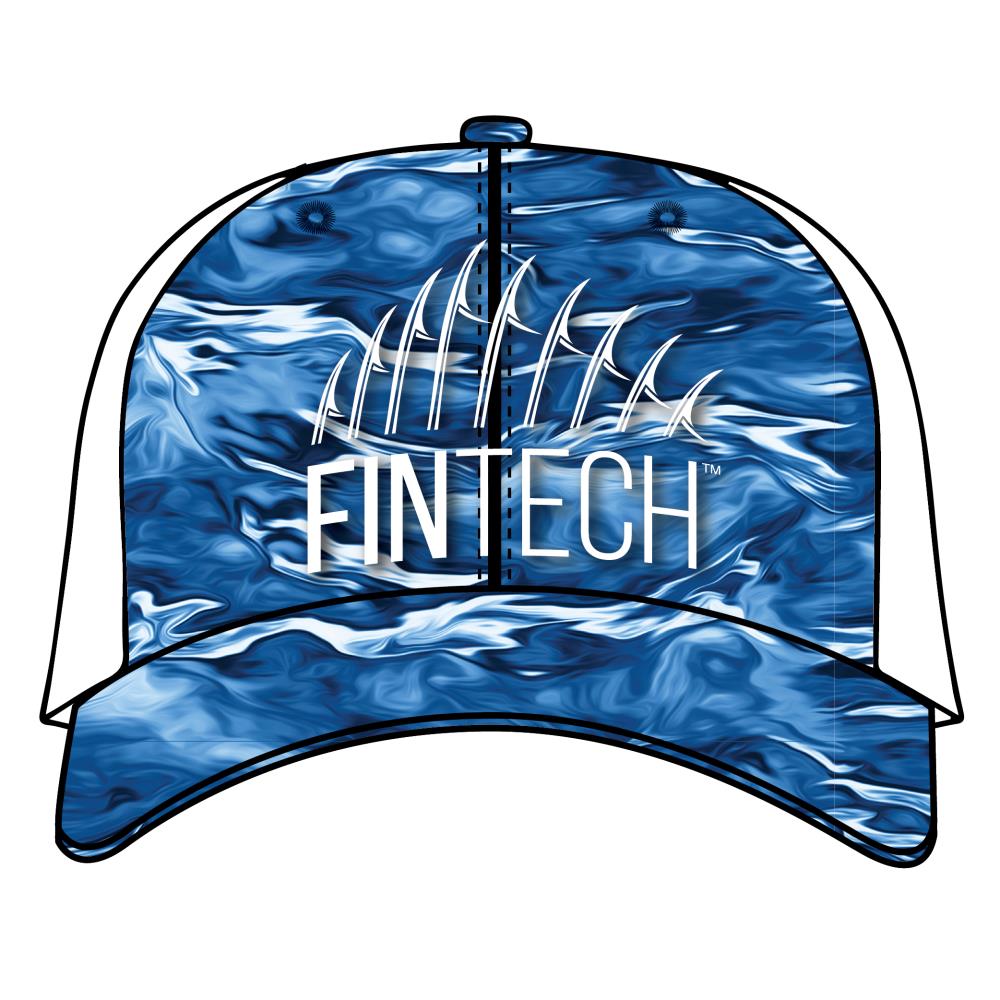 FINTECH - FMHWT-SNB - Fintech Waterman AOP Hat-Snorkel Blue