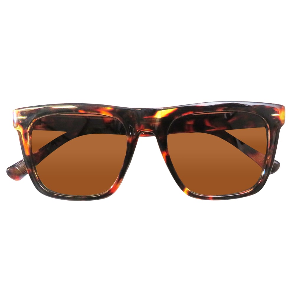 Hillman - 1HE86921 - Womens Polarized Brown Plastic Sunglasses
