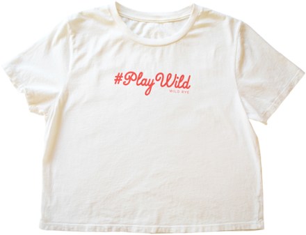Wild Rye - Play Wild Crop T-Shirt - Womens - SAND