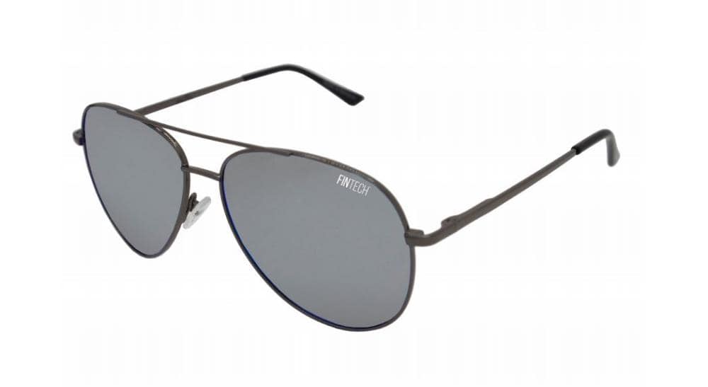 FINTECH - FMSTNY-005P - Mens Polarized Gunmetal Steel Sunglasses