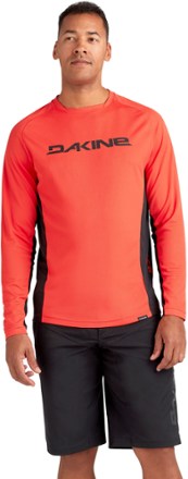 DAKINE - Thrillium Long-Sleeve Bike Jersey - Mens - SENDER RED