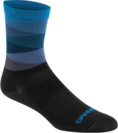 Garneau - Conti Long Cycling Socks - BLACK/BLUE
