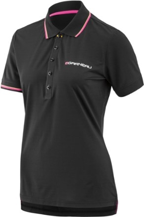 Garneau - VIP Polo Cycling Jersey - Womens - BLACK/PINK