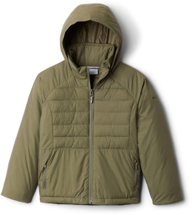 Columbia - Windy Ways Insulated Jacket - Girls - STONE GREEN