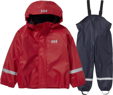 Helly Hansen - Bergen Fleece PU Rainset - Kids - RED