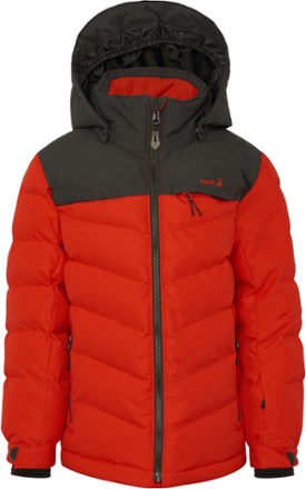 Kamik - Anakin Insulated Jacket - Kids - FLAME/COAL