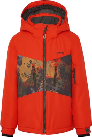 Kamik - Jared Insulated Jacket - Kids - FLAME