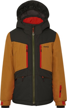 Kamik - Max Insulated Jacket - Kids - COAL/AMBER