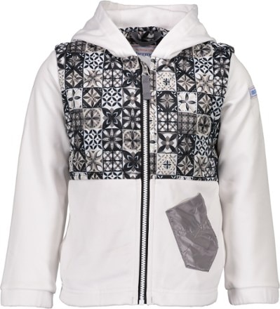 Obermeyer - Hayden Hybrid Fleece Jacket - Toddlers - WHITE