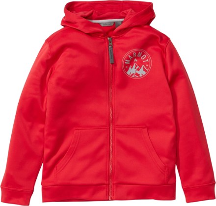 Marmot - Mills Hoodie - Boys - TEAM RED
