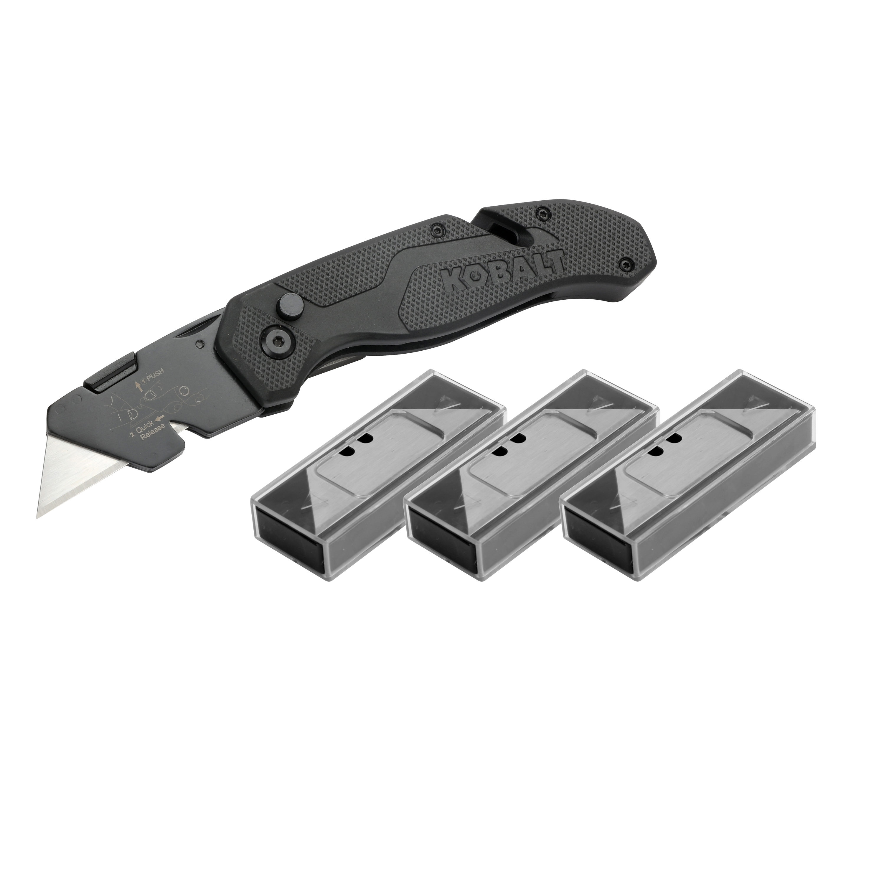Kobalt - 59710 - Speed Release 31-Blade Folding Utility Knife