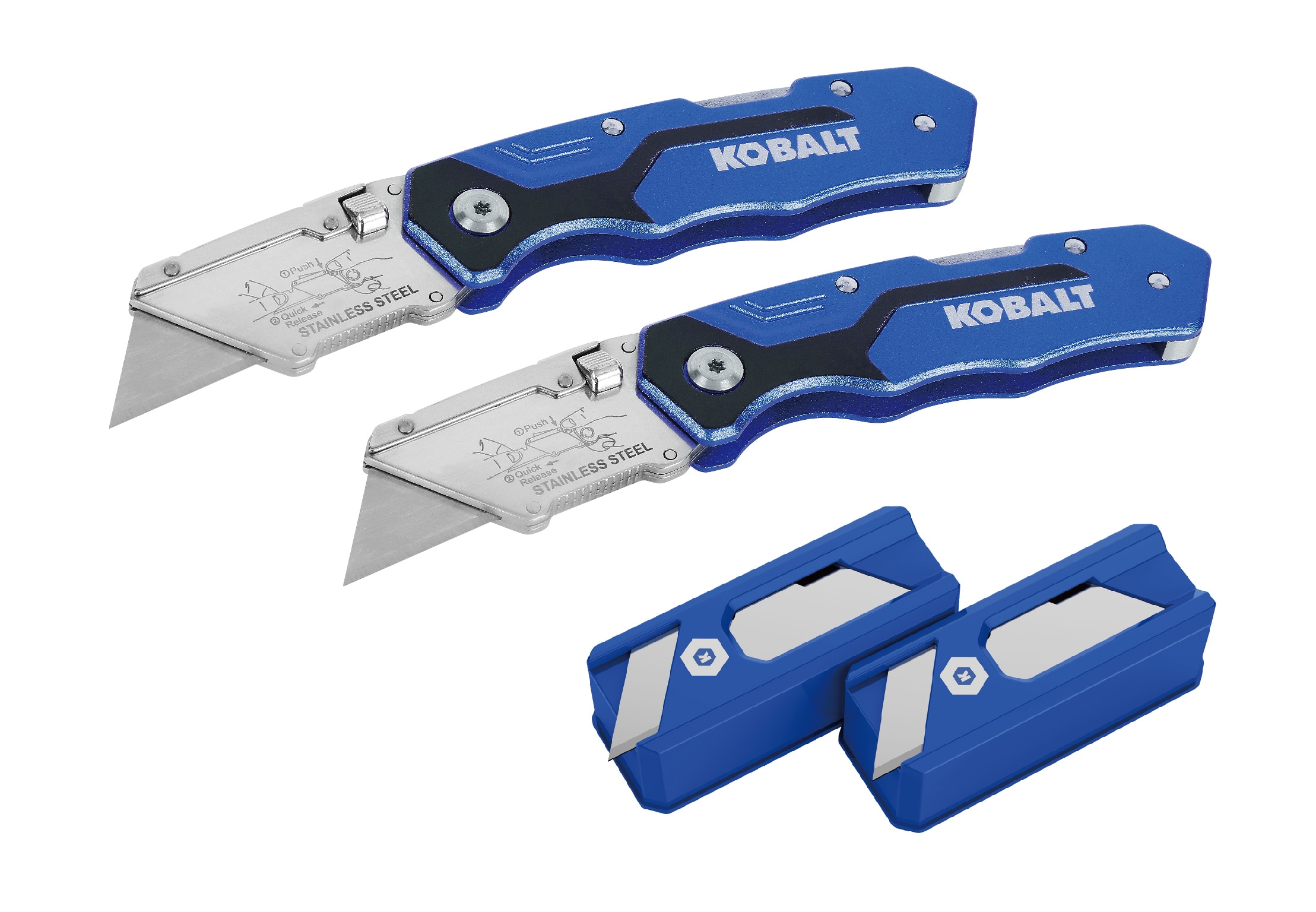 Kobalt - 53015 - Speed Release 11-Blade Folding Utility Knife