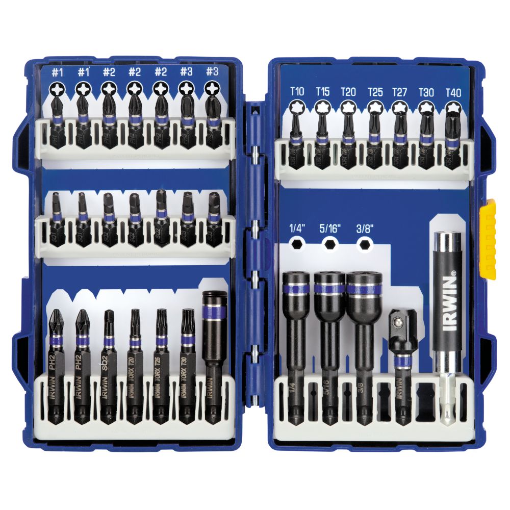 IRWIN - 1840315 - 33-Piece Impact Driver Bit Set