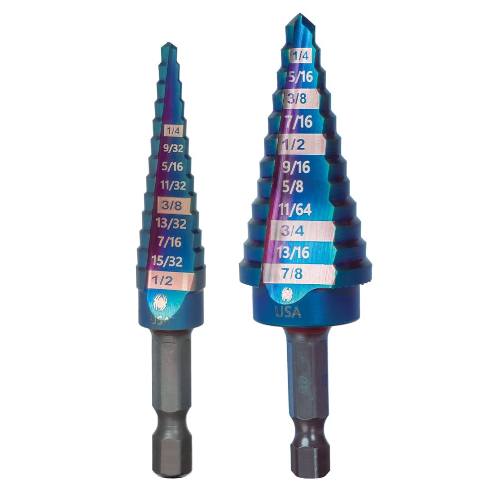 Spyder - 19025 - Mach-Blue 1/4-in 25-Step Drill Bit