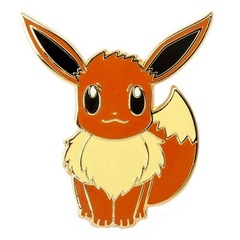 Pokemon Eevee Metal Enamel Pin