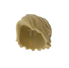 LEGO 25409 - 6195105 - Minifig, Hair Mid-Length Tousled with Side Part