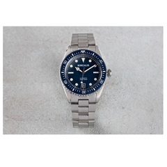 Borealis Bull Shark V2 Blue Dial Mercedes Hands Date Miyota 9015 BBSV2BC