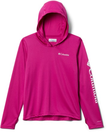 Columbia - Fork Stream Hoodie - Girls - WILD FUCHSIA