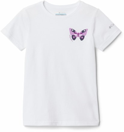 Columbia - Sweet Pines Graphic T-Shirt - Girls - WHITE BUTTERFLY