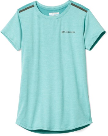 Columbia - Tech Trek T-Shirt - Girls - SEA WEAVE HEATHER