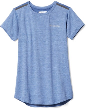 Columbia - Tech Trek T-Shirt - Girls - VELVET COVE HEATHER