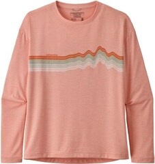 Patagonia - Capilene Cool Daily Long-Sleeve T-Shirt - Girls' - FLAMINGO PINK X