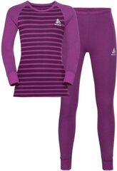 Odlo - Active Warm Eco Base Layer Set - Toddlers'/Kids' - HYACINTH VIOLET/CHARISMA