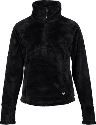 Obermeyer - Furry Fleece Top - Girls - BLACK