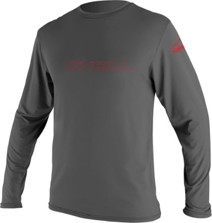 ONeill - Basic Skin Long-Sleeve Sun Shirt - Boys - GRAPHITE
