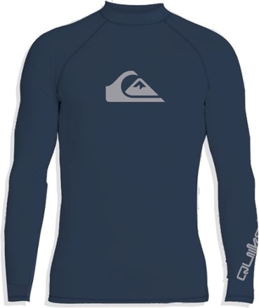 Quiksilver - All Time Long-Sleeve Rashguard - Boys - INSIGNIA BLUE