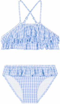 Seafolly - Prairie Daze Frill Tank Swimsuit Set - Girls